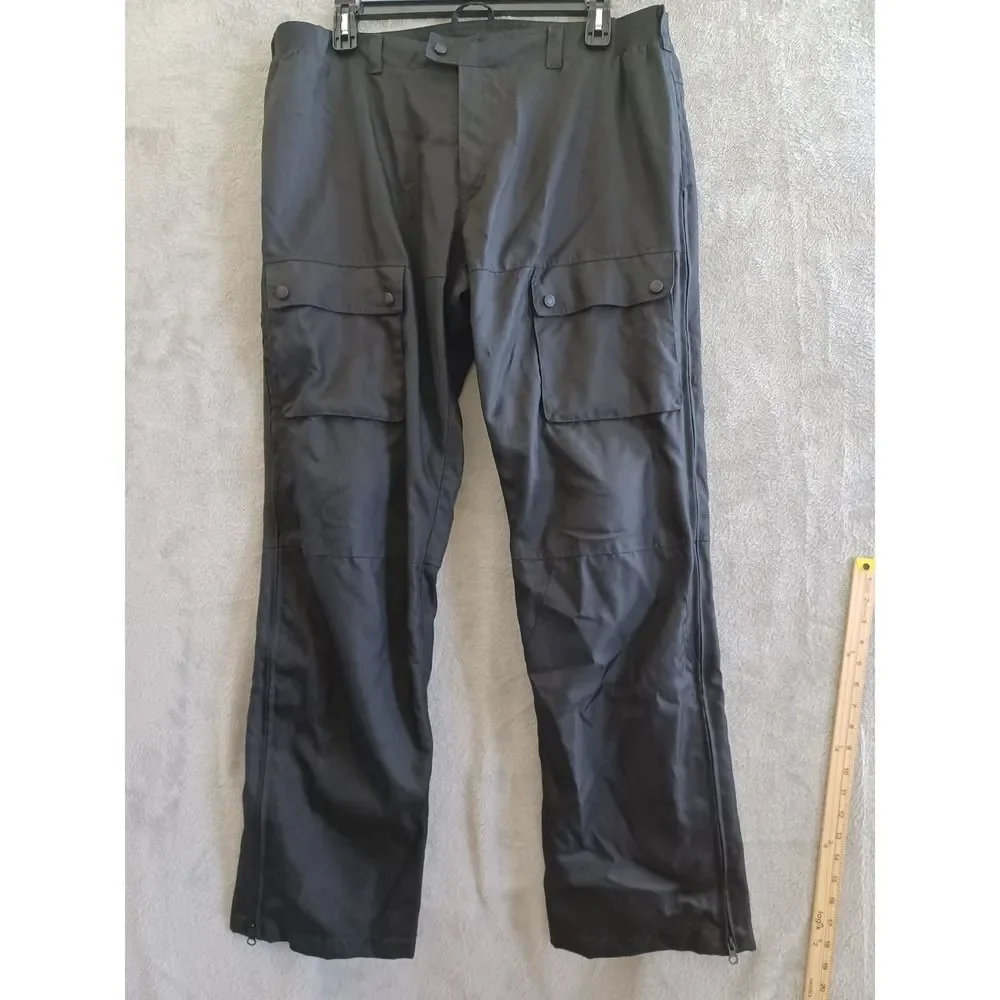 FIELD SHEER Sz 2XL‎ Mens Black Cargo Riding Pants Motorcycle Gear CE Protection